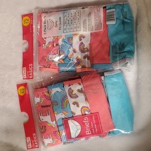 5 pk Girls Briefs